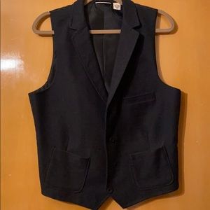 MENs Black DKNY Vest